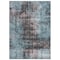 World Rug Gallery Abstract Design Distressed Non Shedding Soft Area Rug 5' x 7' Blue 392BLUE5x7 - alternate 2
